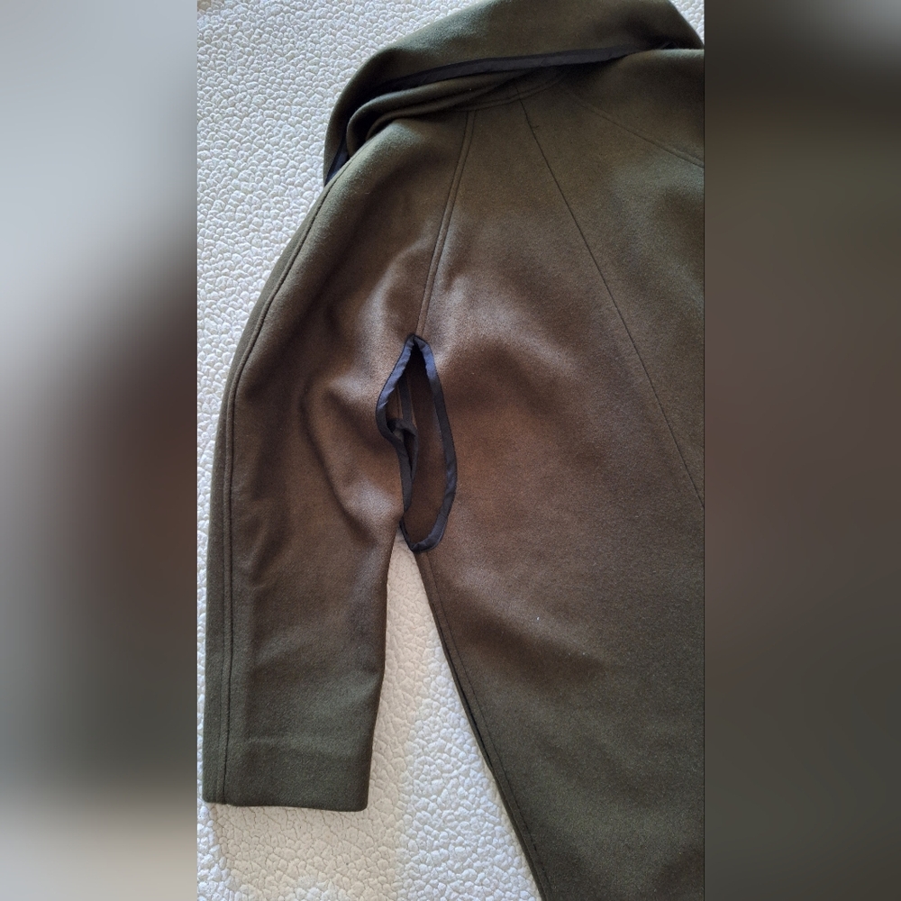 ZANKOV Women's Julien Oversize 100% Wool Coat In Brown XS/S US 2 - 4 Org $1,995 - Picture 12 of 16